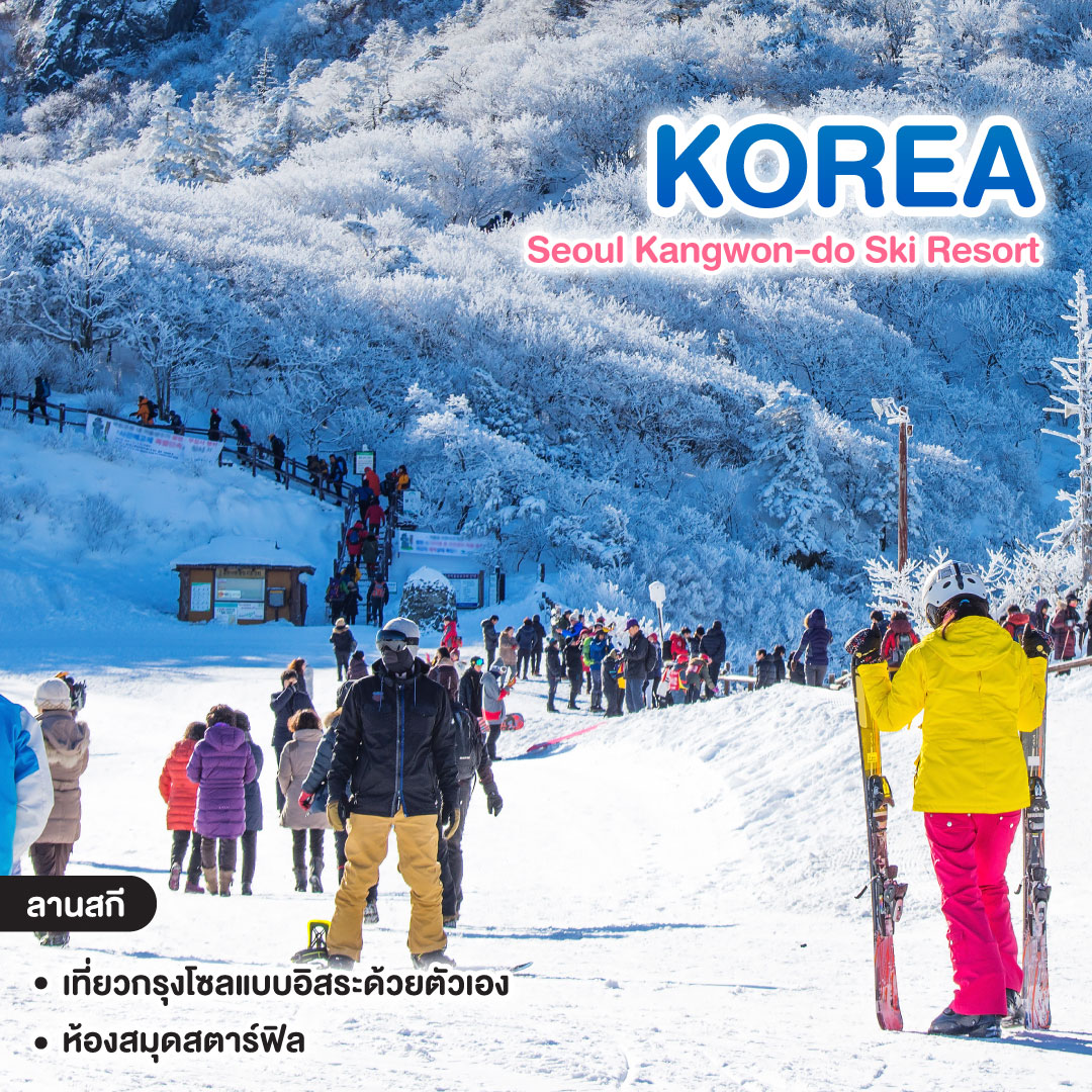 ทัวร์เกาหลี Seoul Kangwon-do Ski Resort